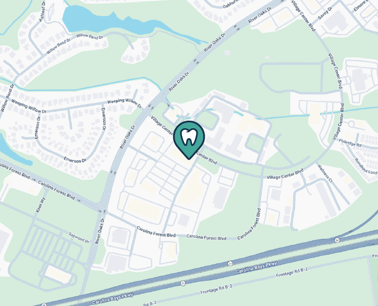 Map location of Myrtle Beach Dentistry in Myrtle Beach, SC.